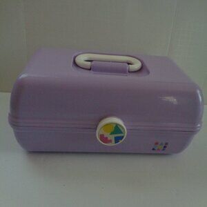 CABOODLES LAVENDER MAKEUP ORGANIZER - EUC
